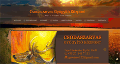 Desktop Screenshot of gerincmasszazs.hu